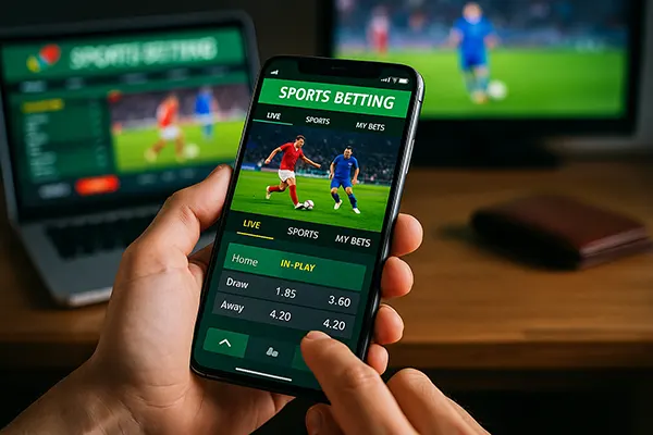mobile sportsbook interface