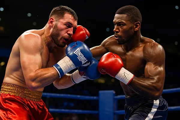 pugilistas em combate