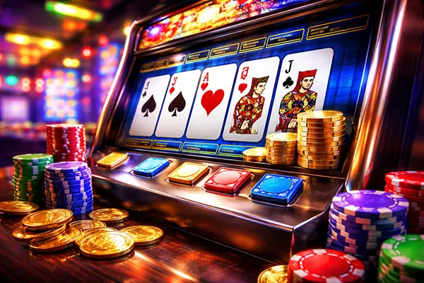 poker cards interface